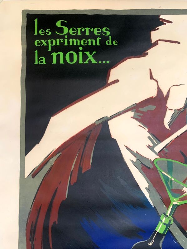 Nuxy Apertif - Art by Favre, G. (1930) 47"x63" French Advertising Poster LB - Image 4