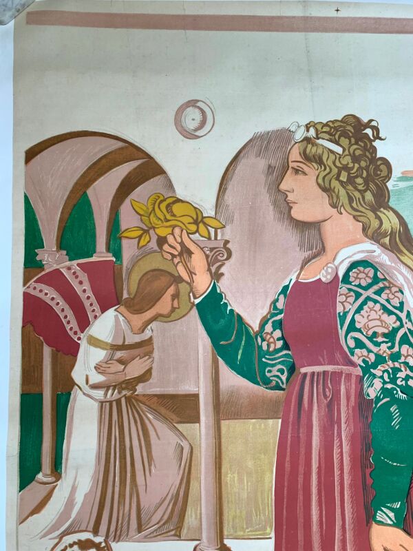 L'Art Italien - Art by Maurice Denis (1935) 45.5"X62" French Exhibition Poster LB - Image 2