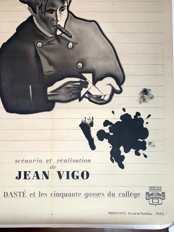 Ode Conduit - Art by Jean Colin (1942) 46.75"X63.5" French Movie Poster LB - Image 4