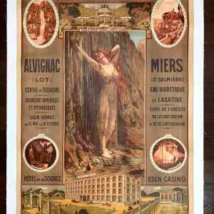 Chemin de Fer D'Orleans - Max Cremnitz (1900) 28.75"X40.5" French Travel Poster LB