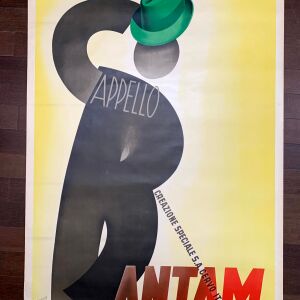 Bantam Capello (1938) 39.25"X55" French Advertising Poster