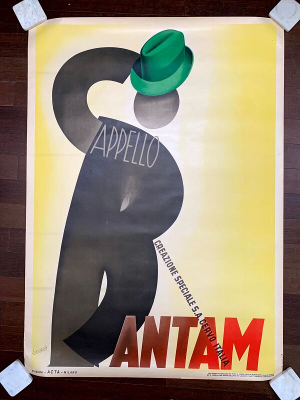 Bantam Capello (1938) 39.25"X55" French Advertising Poster