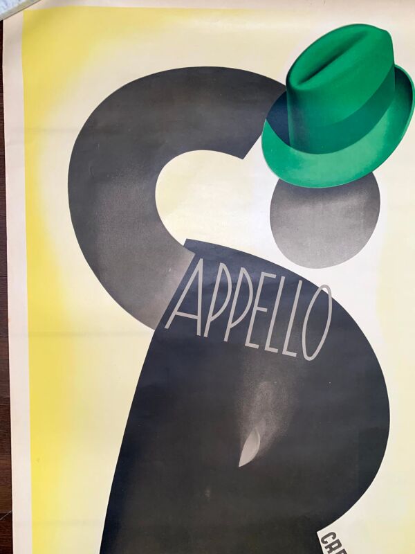 Bantam Capello (1938) 39.25"X55" French Advertising Poster - Image 2