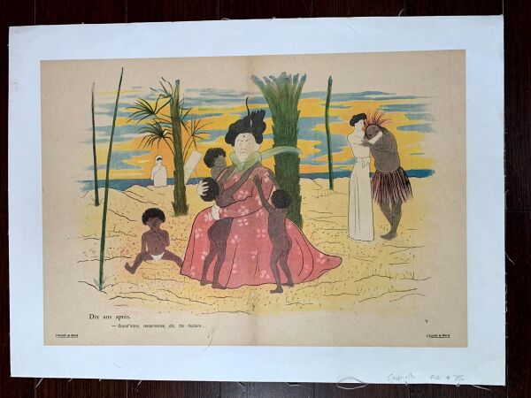 Dix Ans Apres - Art by Cappiello (1920) 11.75"X17" French Book Poster LB