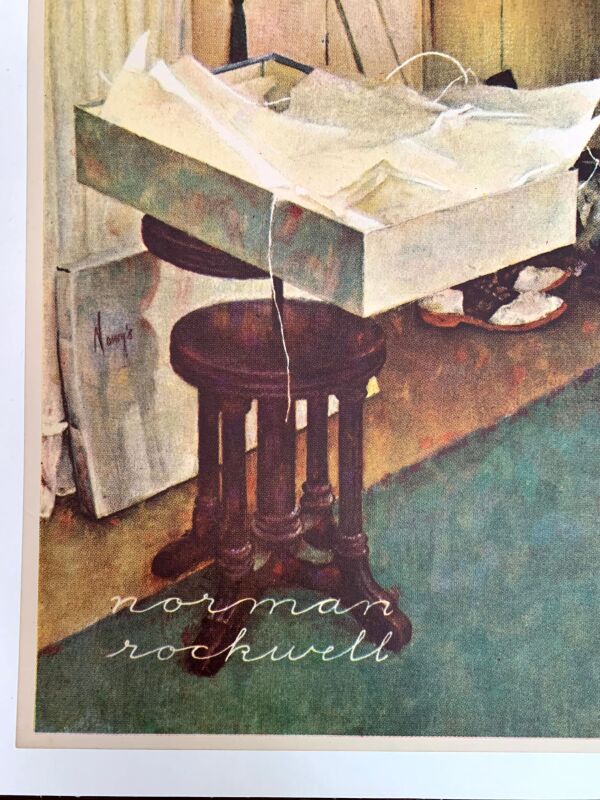 Saturday Evening Post - Art by Norman Rockwell (1949) 22"X28" Newstand Poster LB - Image 2