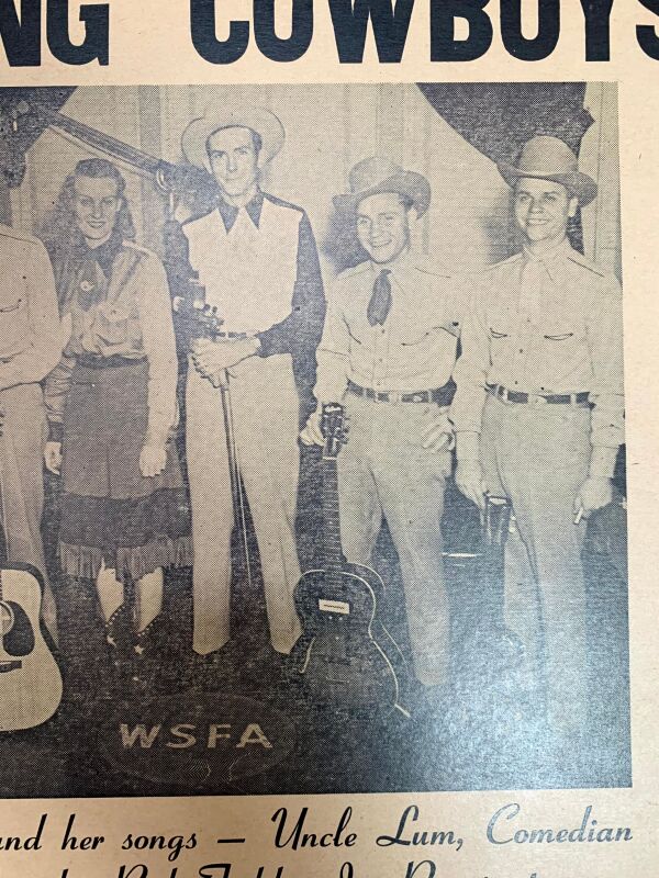 Hank Williams & The Drifting Cowboys (1949) 11"X17" Music Concert Poster - Image 3