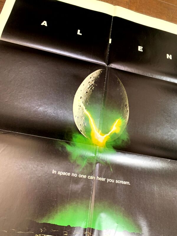 Alien- Sigourney Weaver (1979) US One Sheet Movie Poster - Image 5