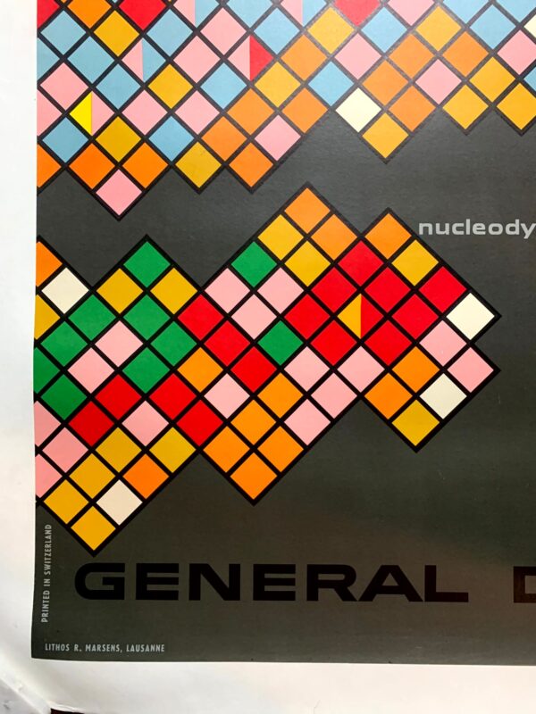 General Dynamics - Art by Nitsche (1955) 35.75"X49.5" Swiss Advertising Poster LB - Image 4