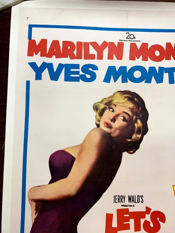 Some Like it Hot - Marilyn Monroe (1959) US One Sheet Movie Poster LB - Image 2