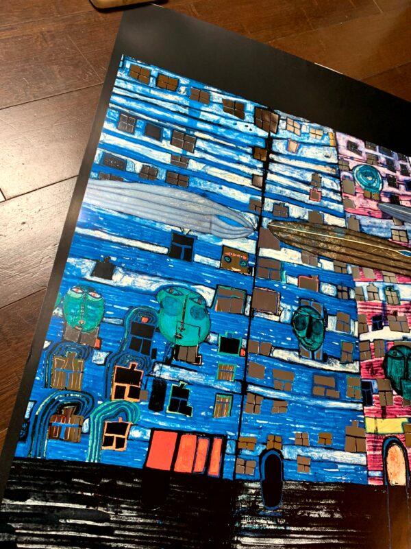 Save the Seas - Art by Friedensreich Hundertwasser (1982) 23.5"X33" US Poster - Image 2