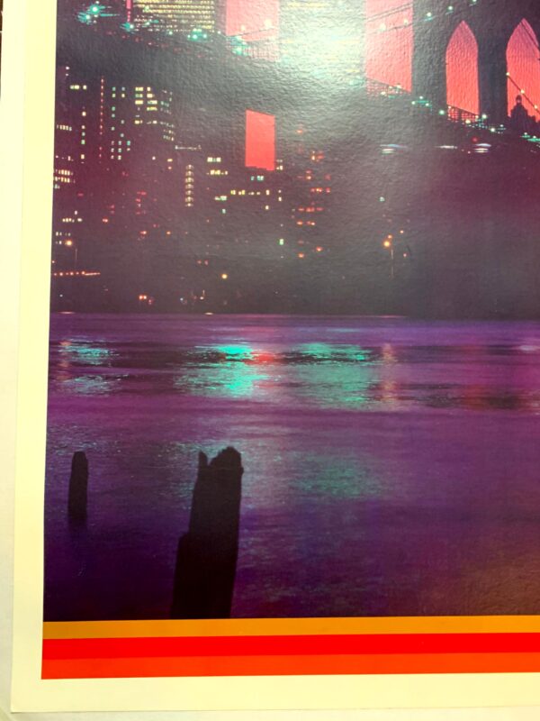 Twin Towers Continental to New York (1977) 25"x36" US Travel Poster LB - Image 5