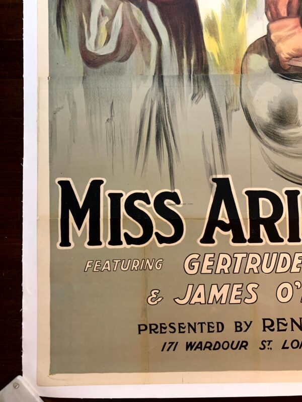 Miss Arizona - Rare Western (1919) UK Three Sheet Movie Poster LB - Image 2