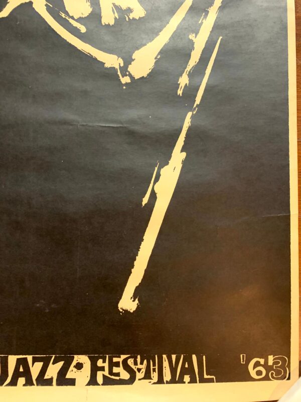 Monterey Jazz Festival  - Earl Newman (1963) 22.5"X35" US Concert Poster - Image 4