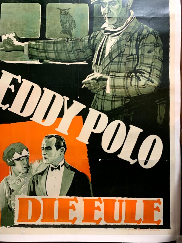 Eddie Polo- Anton Klotz (1927) 36.5"X54" German Movie Poster LB - Image 2