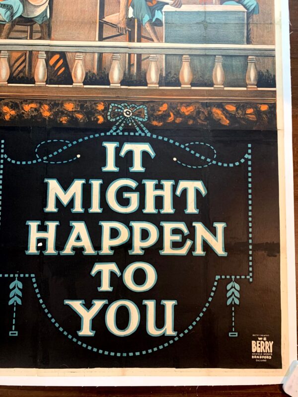 It Might Happen To You (1920) UK Three Sheet Movie Poster LB - Image 3