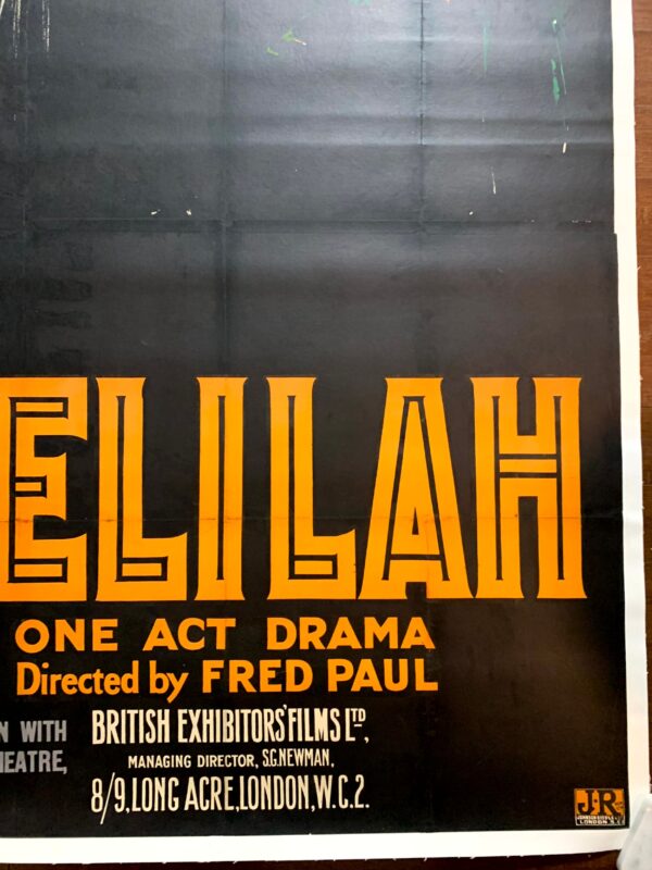 Delilah - Grand Guignol Series (1921) UK Three Sheet Movie Poster LB - Image 3