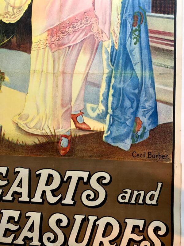 Hearts & Treasures (1919) US Three Sheet Movie Poster LB - Image 4