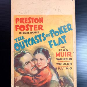 The Outcasts of Poker Flat (1952) US Window Card Movie Poster