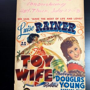 The Toy Wife (1938) US Window Card Movie Poster