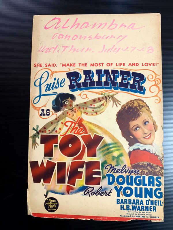 The Toy Wife (1938) US Window Card Movie Poster