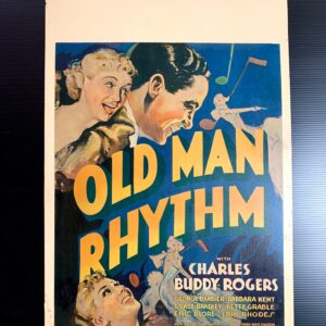 Old Man Rhythm (1935) US Window Card Movie Poster