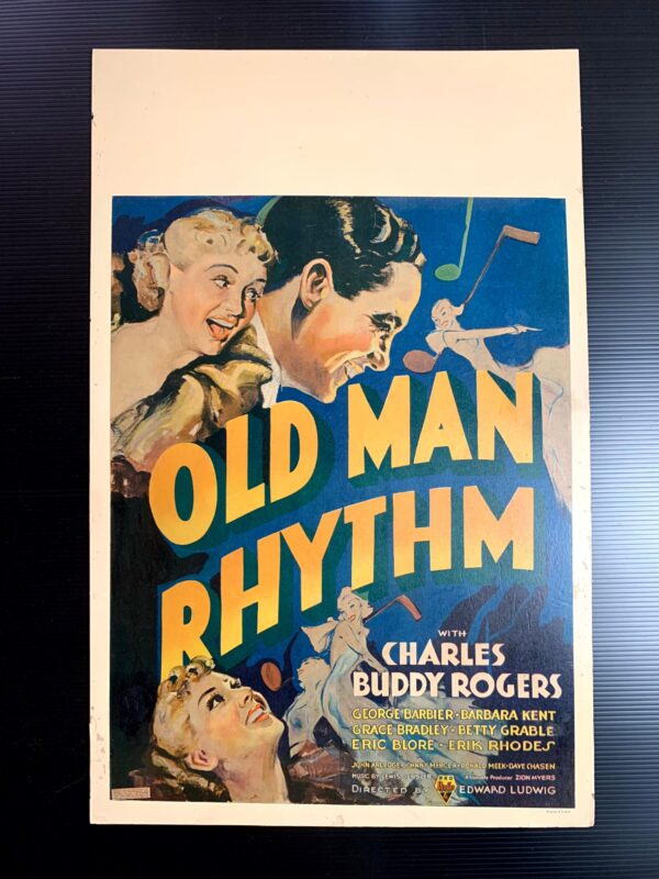Old Man Rhythm (1935) US Window Card Movie Poster