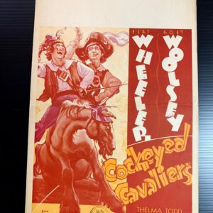 Cockeyed Cavaliers (1934) US Window Card Movie Poster