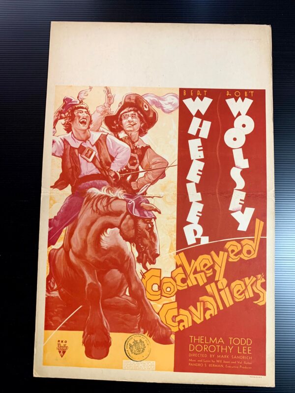 Cockeyed Cavaliers (1934) US Window Card Movie Poster