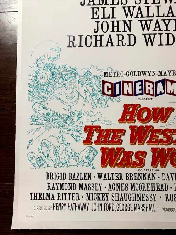 Shane (1953) and How The West Was Won (1962) US One Sheet Movie Posters LB - Image 2