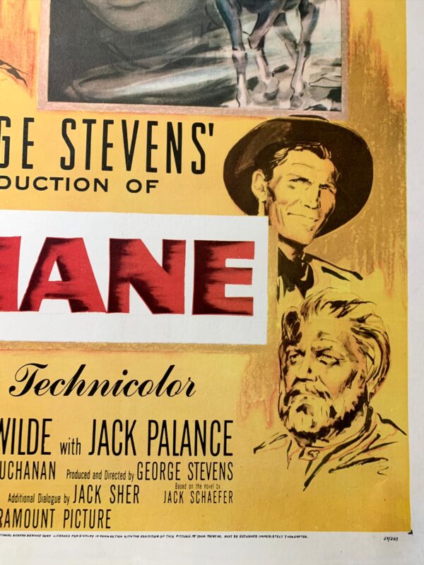 Shane (1953) and How The West Was Won (1962) US One Sheet Movie Posters LB - Image 6