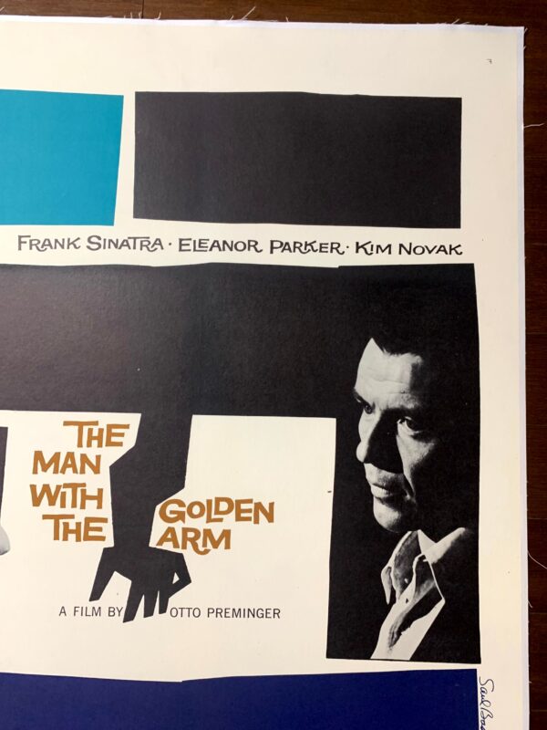 The Man With The Golden Arm - Sinatra (1955) US One Sheet Movie Poster LB - Image 2