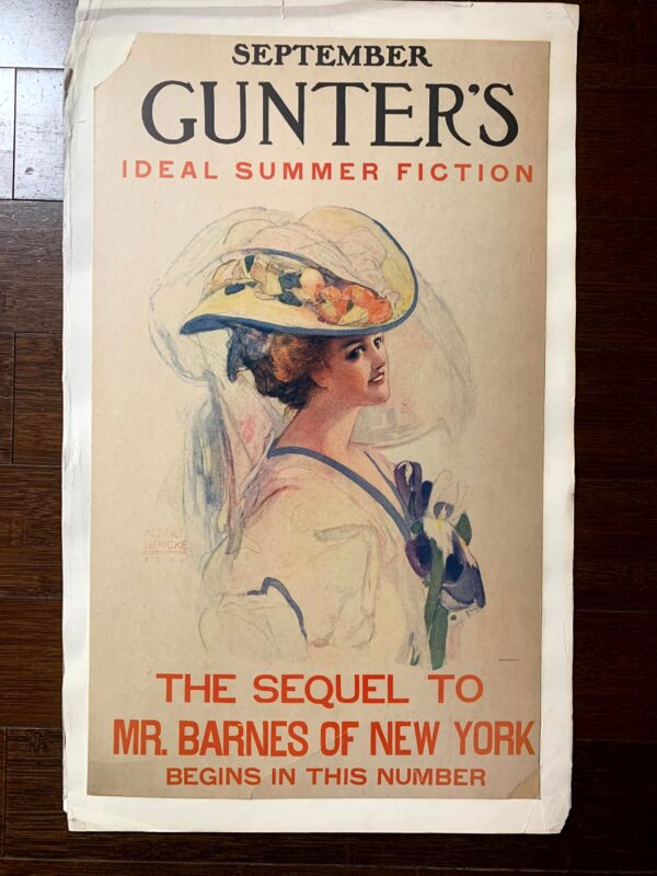 Gunter's September (1914) 13"X22" US Magazine Cover