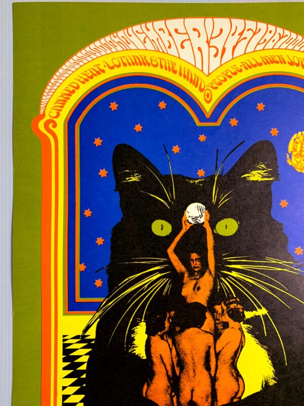 FD090-PO 1st Printing - Canned Heat (1967) 14"X20 1/8" US Psychedelic Music Poster - Image 2
