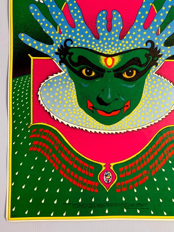 FD115-PO 1st Printing - Steppenwolf (1968) 14"X21 5/16" US Psychedelic Music Poster - Image 3