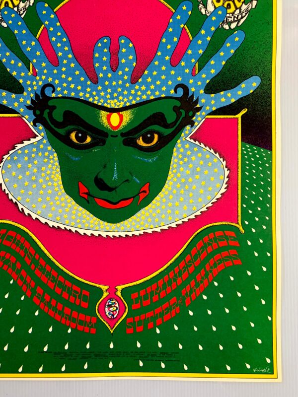 FD115-PO 1st Printing - Steppenwolf (1968) 14"X21 5/16" US Psychedelic Music Poster - Image 4