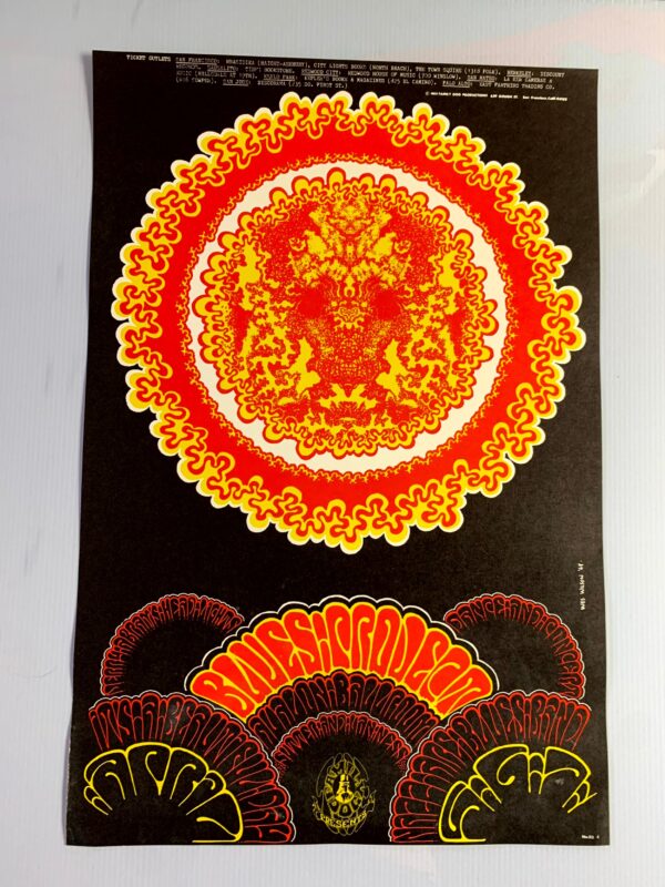 FD113-PO 1st Printing - The Blues Project (1968) 13 11/16"X20.5" US Psychedelic Music Poster