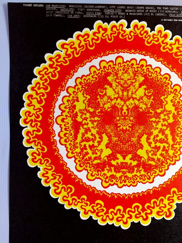 FD113-PO 1st Printing - The Blues Project (1968) 13 11/16"X20.5" US Psychedelic Music Poster - Image 2