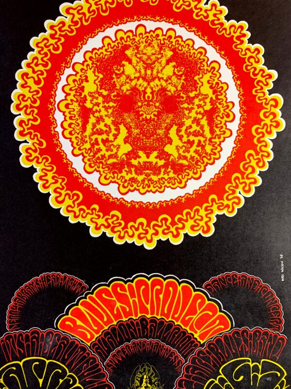 FD113-PO 1st Printing - The Blues Project (1968) 13 11/16"X20.5" US Psychedelic Music Poster - Image 5