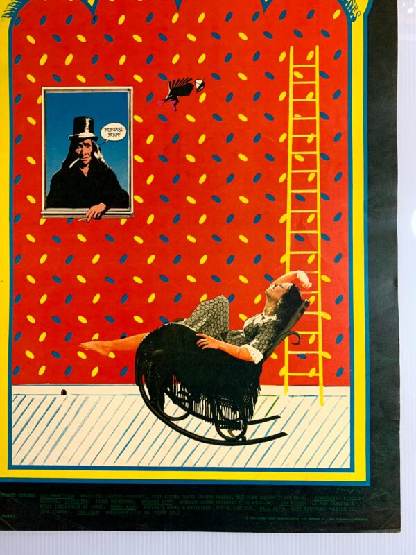 FD102-PO 1st Printing - Genesis (1968) 14"X20 15/16" US Psychedelic Music Poster - Image 3
