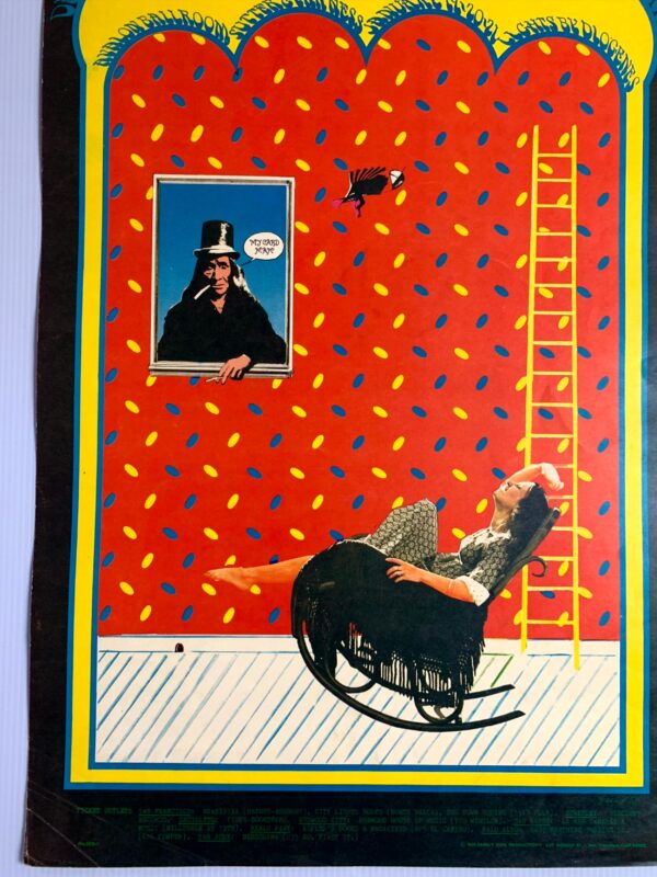 FD102-PO 1st Printing - Genesis (1968) 14"X20 15/16" US Psychedelic Music Poster - Image 4