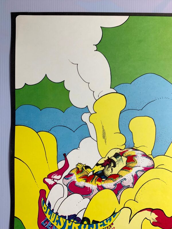 FD108-PO 1st Printing - The Blues Project (1968) 14 1/16"X20" US Psychedelic Music Poster - Image 2