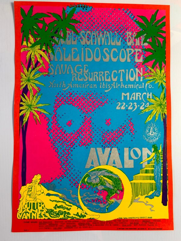 FD111-PO 1st Printing - Siegel-Schwall Band (1968) 13 15/16"X19 15/16" US Psychedelic Music Poster