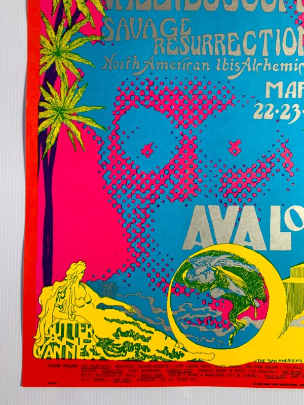 FD111-PO 1st Printing - Siegel-Schwall Band (1968) 13 15/16"X19 15/16" US Psychedelic Music Poster - Image 3