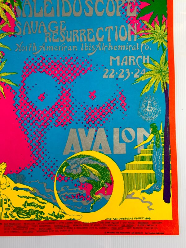 FD111-PO 1st Printing - Siegel-Schwall Band (1968) 13 15/16"X19 15/16" US Psychedelic Music Poster - Image 4