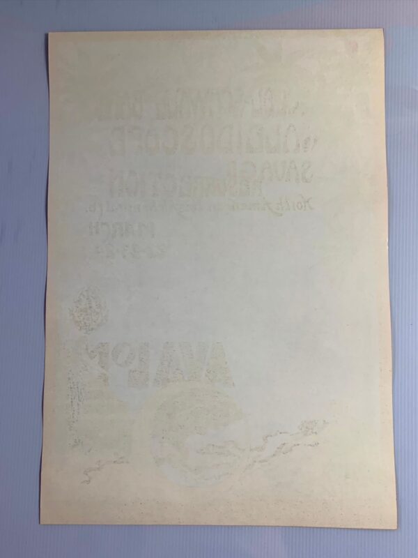 FD111-PO 1st Printing - Siegel-Schwall Band (1968) 13 15/16"X19 15/16" US Psychedelic Music Poster - Image 5