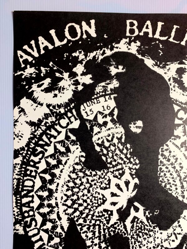 FD123-PO 1st Printing -  Frumious Bandersnatch (1968) 13 15/16"X21 7/8" US Psychedelic Music Poster - Image 2