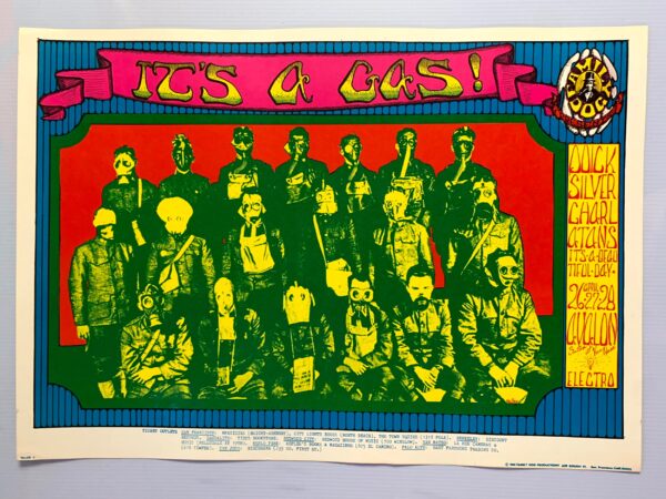 FD116-PO 1st Printing -  Quicksilver Messenger Service (1968) 14"X20" US Psychedelic Music Poster