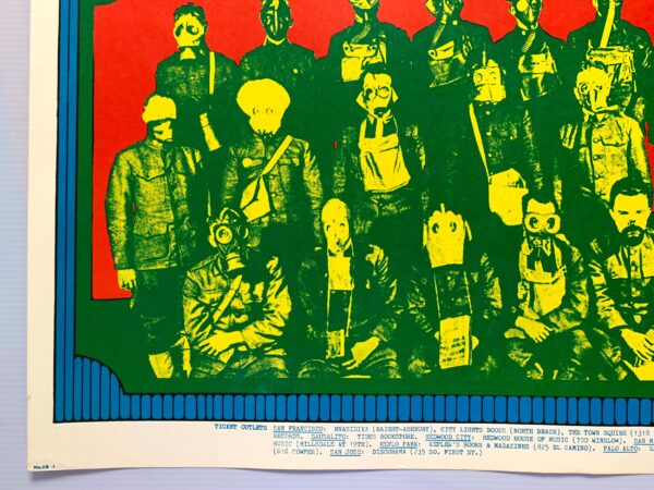 FD116-PO 1st Printing -  Quicksilver Messenger Service (1968) 14"X20" US Psychedelic Music Poster - Image 2