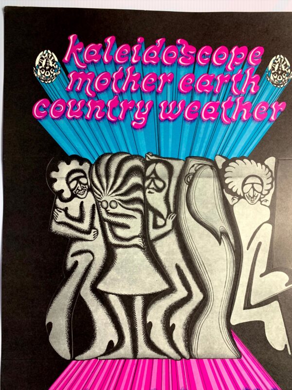 FD124-PO 1st Printing - Kaleidoscope (1968) 14"X21 7/8" US Psychedelic Music Poster