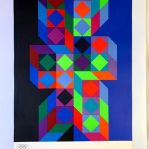 Munich Olympics 1972 - Bundle x2 (1972) 25" x40" German Sports Lithograph Posters